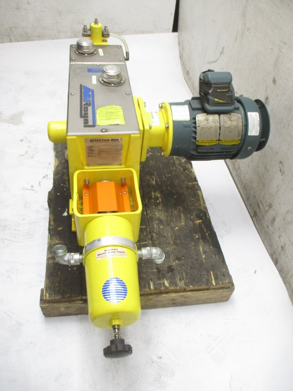 MILTON ROY MBH1018GPDCCE1SEST11NN22 208-230/460V 3.3-3/1.5A 625PSI (AS PICTURED) UNMP