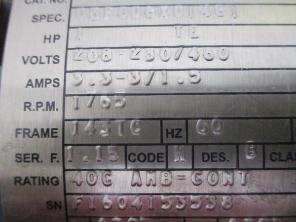 MILTON ROY MBH1018GPDCCE1SEST11NN22 208-230/460V 3.3-3/1.5A 625PSI (AS PICTURED) UNMP