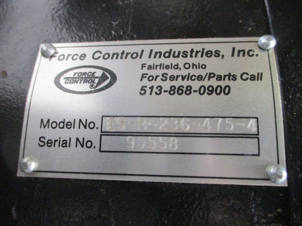 FORCE CONTROL INDUSTRIES ES-M-236-475-4 NSNP