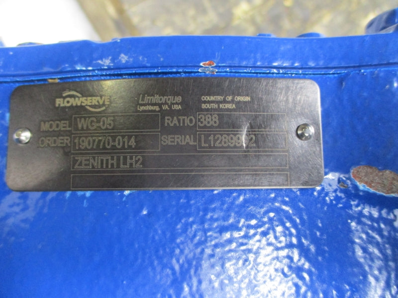 FLOWSERVE LIMITORQUE WG-05 GEARBOX NSNP