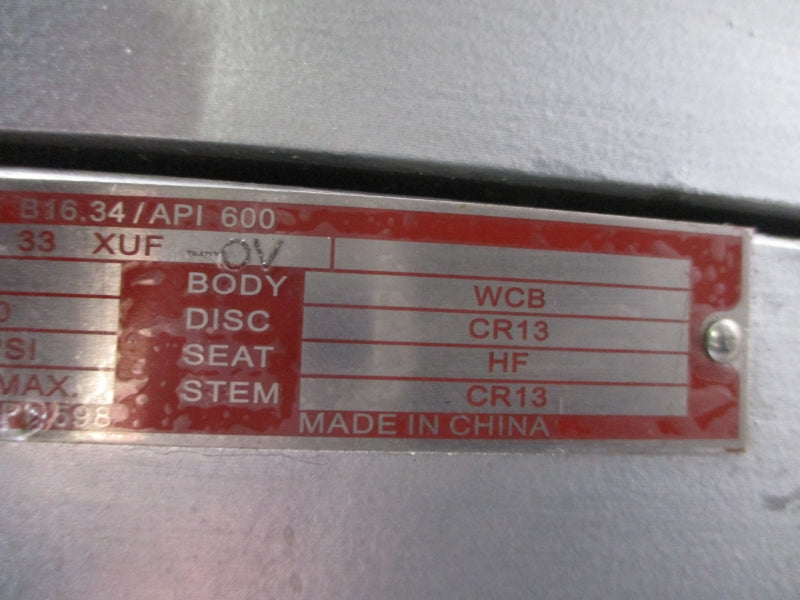 CRANE VALVE T-33XUF-OV 740PSI SIZE 14 NSNP