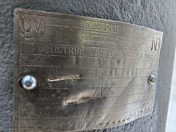 CONSOLIDATED 1905PC-2 120.0PSI SIZE 4 REMAN