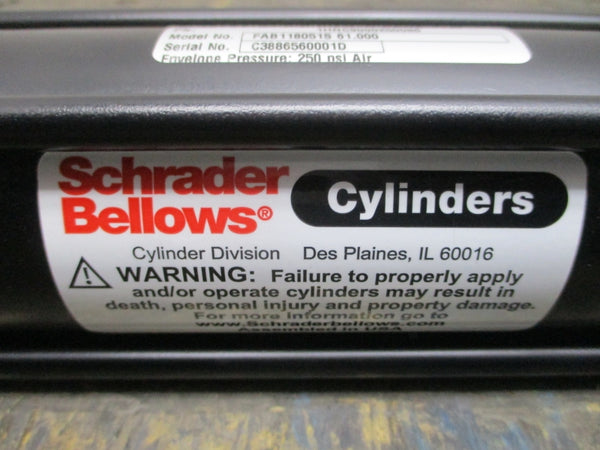 SCHRADER BELLOWS 1HNC9000250086 FAB118051S61.000 250PSI NSNP
