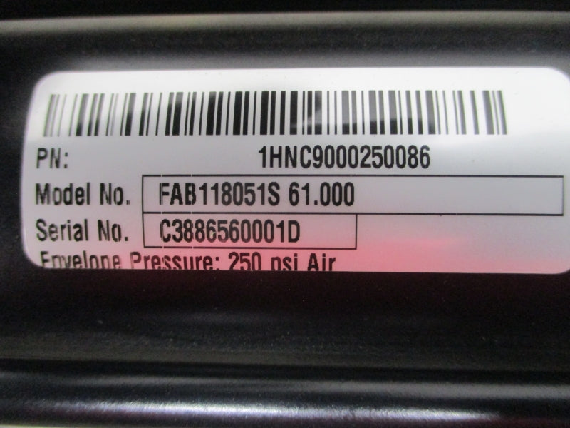 SCHRADER BELLOWS 1HNC9000250086 FAB118051S61.000 250PSI NSNP