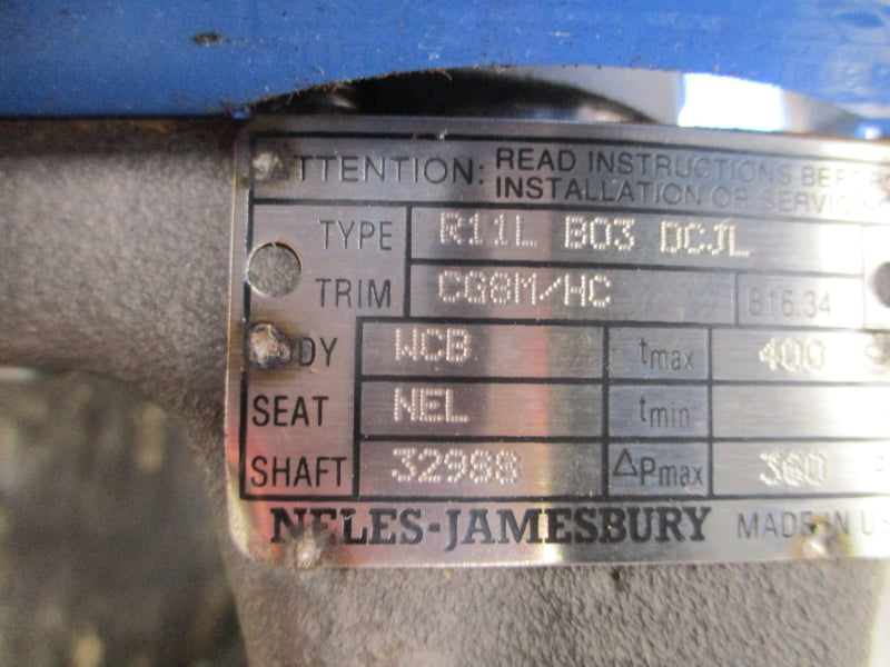 NELES-JAMESBURY R11LB03DCJL 360PSI NSNP