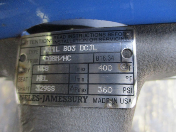 NELES-JAMESBURY R11LB03DCJL 360PSI NSNP