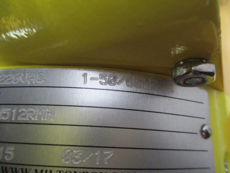 MILTON ROY MRB11R125XCPPNBNNY PPRW512RMH 220VAC 400PSI NSNP