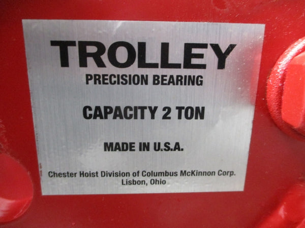 CHESTER HOIST UTP0075ZP 2 TON NSNP