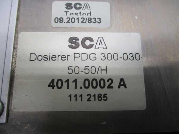 ATLAS COPCO SCA SCHUCKER DISPENSING SYSTEM PDG300 10-30VDC NSNP