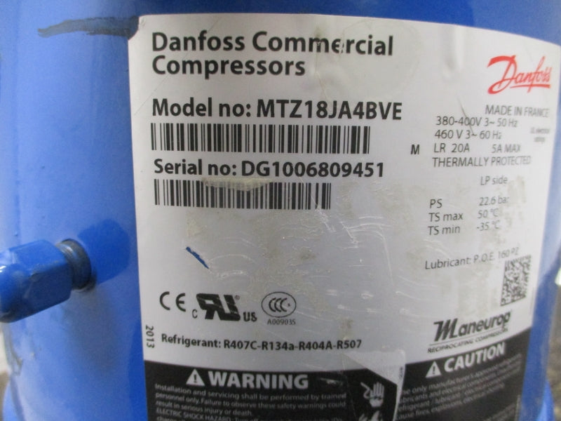 DANFOSS MTZ18JA4BVE 380-400/460V 20A NSNP