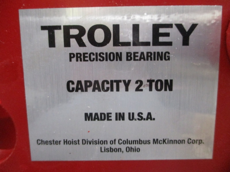 CHESTER HOIST UTP0073ZP 2 TON NSNP