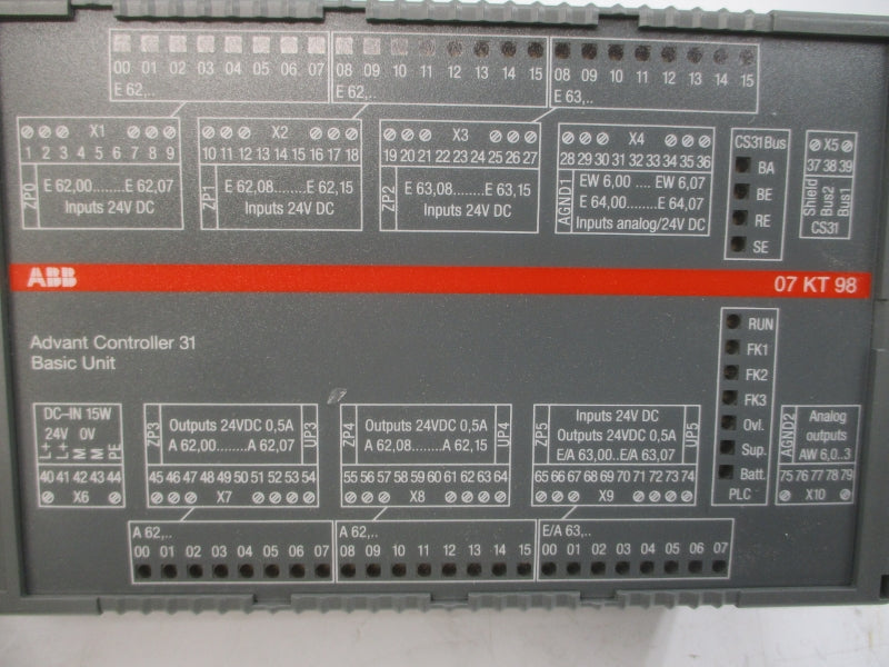 ABB 07KT98 GJR5253100R0220 24VDC 0.5A NSNP