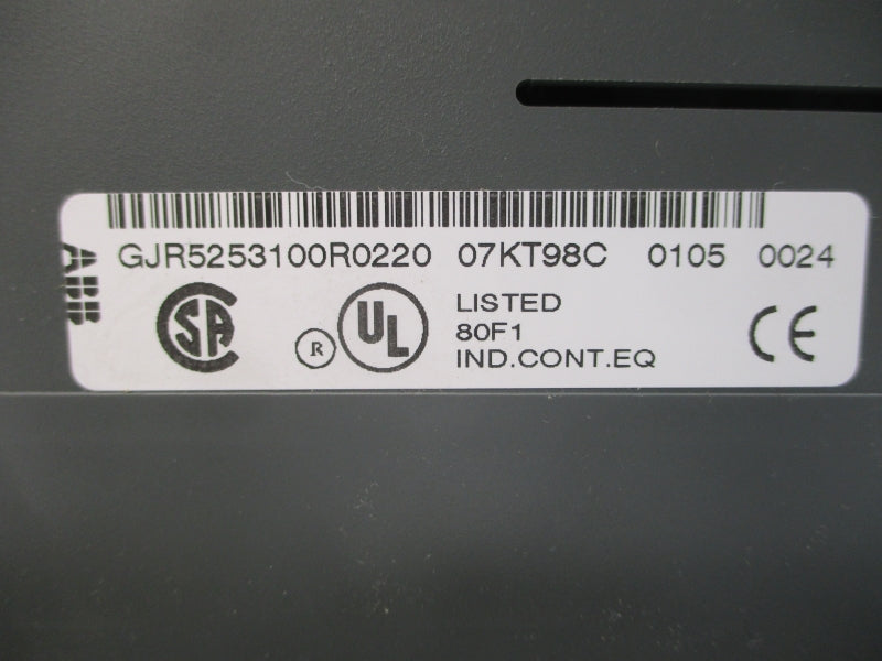 ABB 07KT98 GJR5253100R0220 24VDC 0.5A NSNP