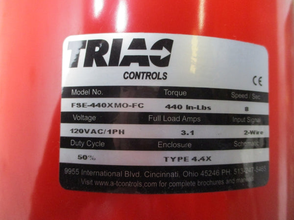 TRIAC CONTROLS FSE-440XMO-FC S500 SERIES F88 120VAC 3.1A 1440PSI 11/2" NSNP