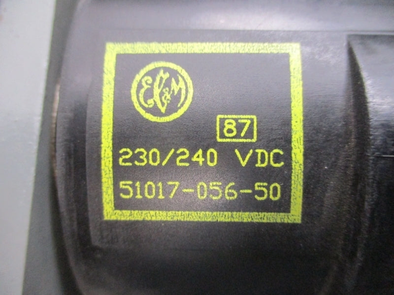 EC+M 7004 MEO-3 51017-203-5053 SER. A 230/240VDC 100A UNMP