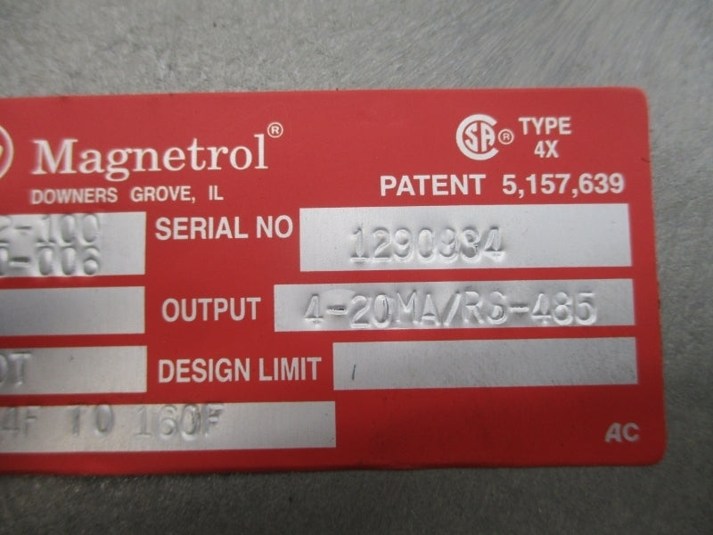 MAGNETROL 341-0442-100 385-1C00-006 120VAC 10A NSNP