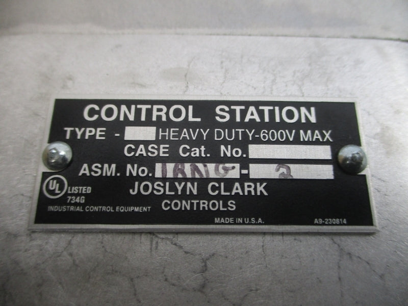 JOSLYN CLARK 1RNG-2 600V NSMP