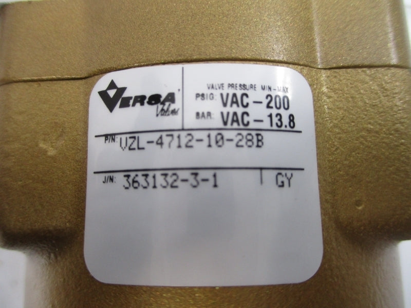 VERSA VZL-4712-10-28B 200PSI NSMP