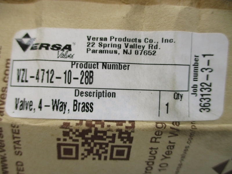 VERSA VZL-4712-10-28B 200PSI NSMP