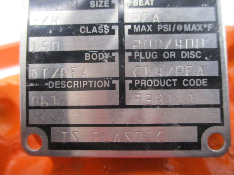 TUFLINE 93B181 200PSI 3/4" NSNP