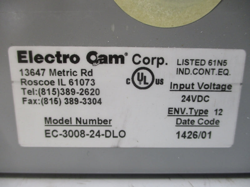 ELECTRO CAM EC-3008-24-DLO 24VDC NSNP