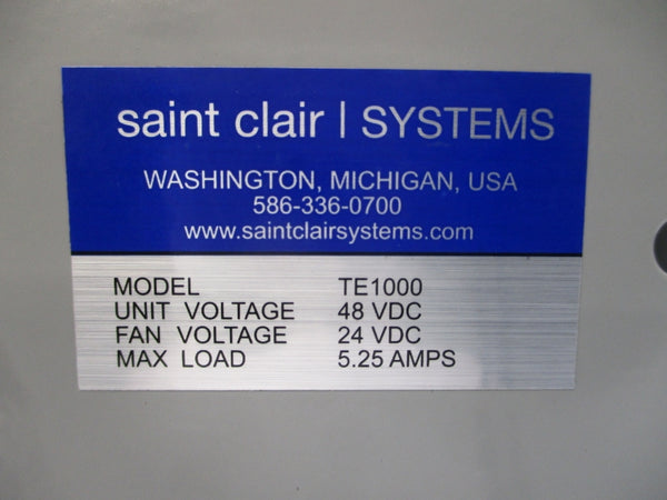 SAINT CLAIR SYSTEMS TE1000 24/48VDC 5.25A NSNP