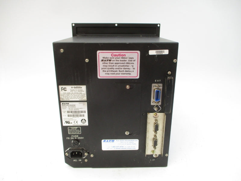 SATO M-8459SE W08458801 100-120/200-240VAC 7/3.5A UNMP