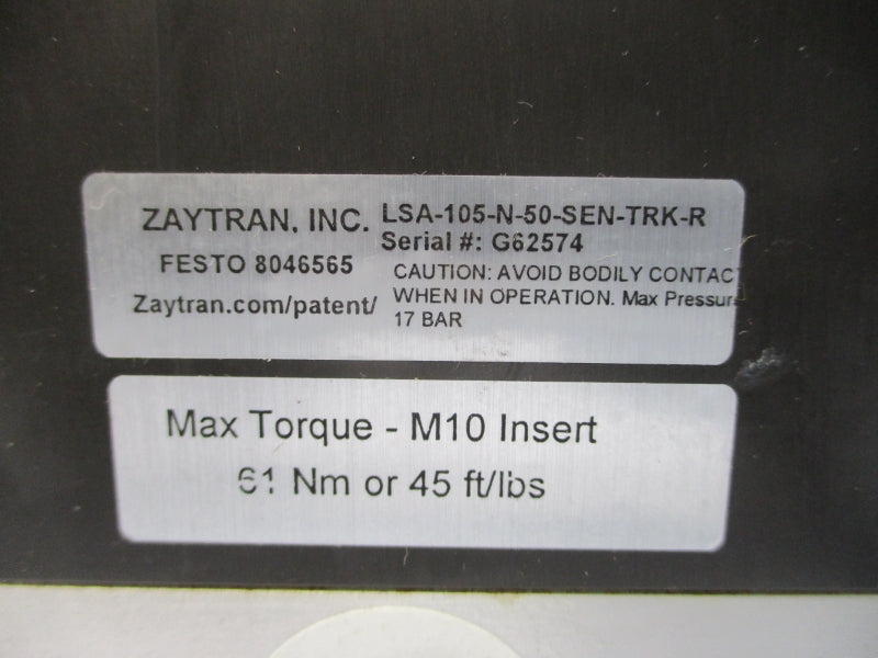 ZAYTRAN LSA-105-N-50-SEN-TRK-R 8046565 NSNP
