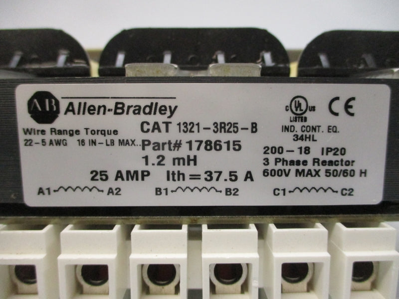 ALLEN BRADLEY 1321-3R25-B 600V 25A NSNP