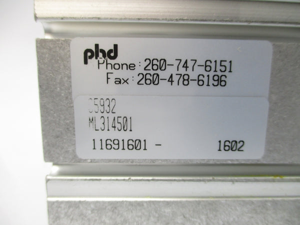 PHD 11691601-1602 05932 ML314501 NSNP