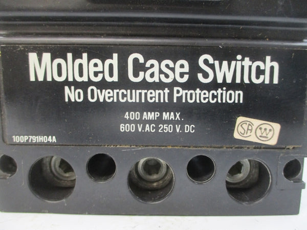 WESTINGHOUSE LBB3400NW 179C809G34 600VAC 400A NSMP