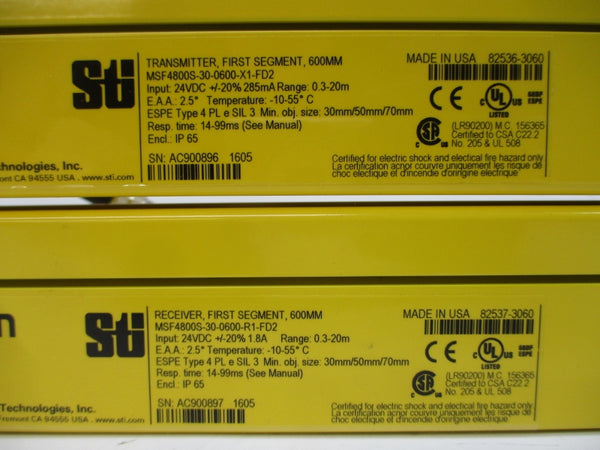 OMRON MSF4800S-FD2-30-0600 82540-2060 24VDC NSMP