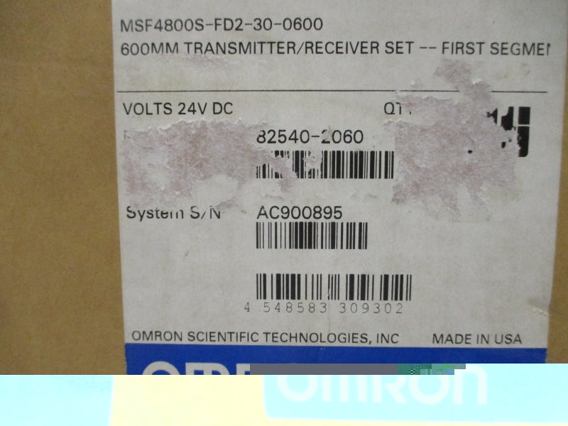 OMRON MSF4800S-FD2-30-0600 82540-2060 24VDC NSMP