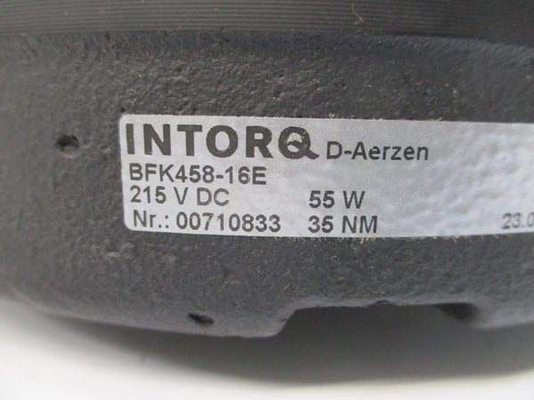 INTORQ BFK458-16E 00710833 215VDC NSMP