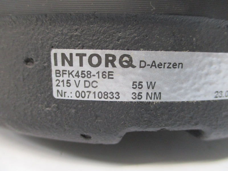INTORQ BFK458-16E 00710833 215VDC NSMP