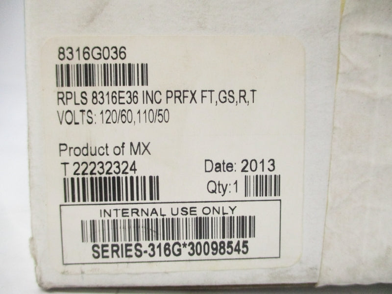 ASCO 8316G036 110/120V 10-150PSI 1" NSMP