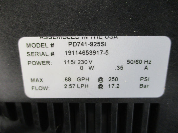 LMI PD741-925SI 115/230V .35A 250PSI NSMP