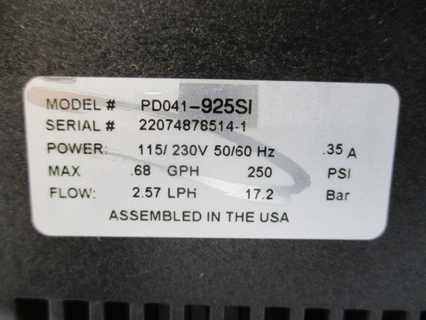 LMI PD041-925SI 115/230V .35A 250PSI NSMP
