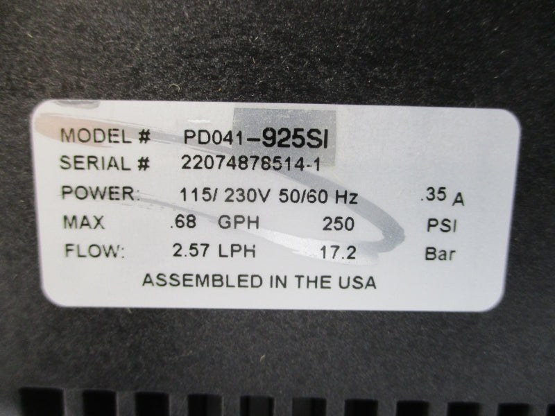 LMI PD041-925SI 115/230V .35A 250PSI NSMP