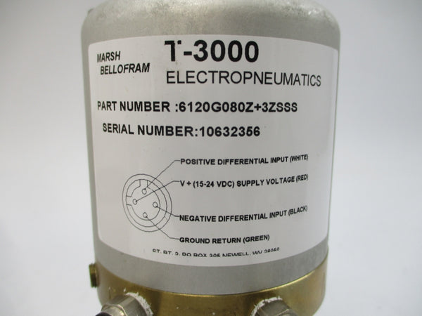 MARSH BELLOFRAM SPC2R-4I20-0G080+ZR3 T-3000 15-24VDC NSMP