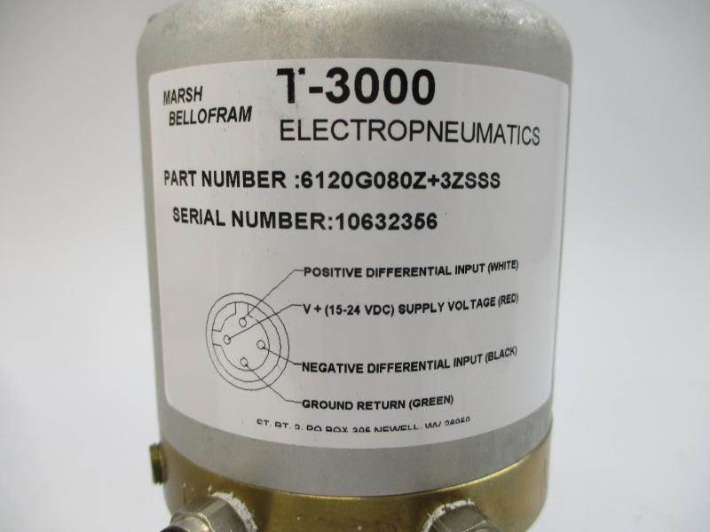 MARSH BELLOFRAM SPC2R-4I20-0G080+ZR3 T-3000 15-24VDC NSMP