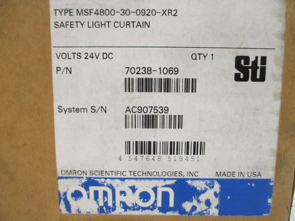 OMRON MSF4800-30-0920-XR2 70238-1069 24VDC NSMP
