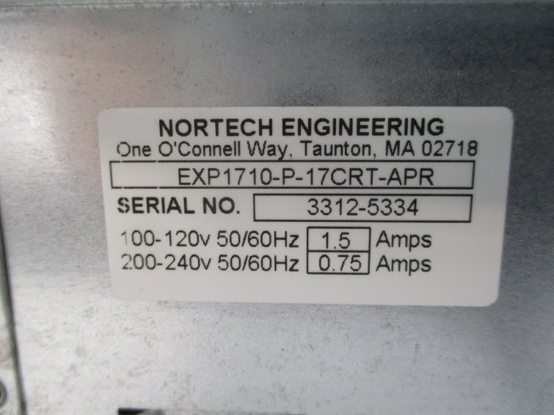 NORTECH ENGINEERING EXP1710-P-17CRT-APR ET1739L-AUWA-1-NPB-G 100-120/200-240V 1.5/0.75A NSNP