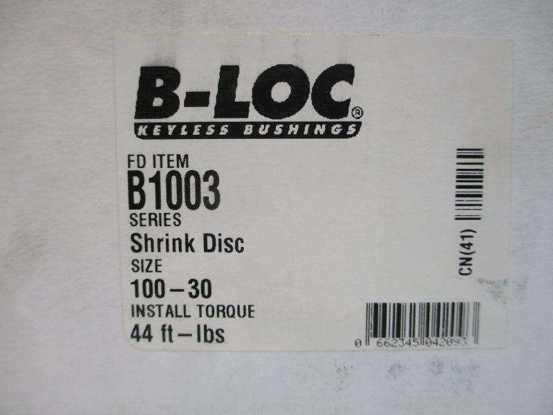 B-LOC B1003 100-30 NSMP