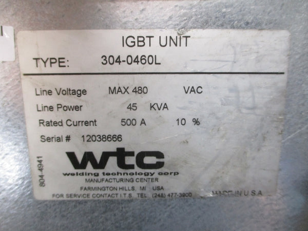WTC 830-0820SL INVERTER-GEN5 BASE 480VAC 500A UNMP