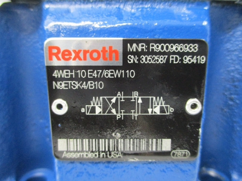 REXROTH 4WEH 10 E47/6EW110 N9ETSK4/B10 R900966933 UNMP