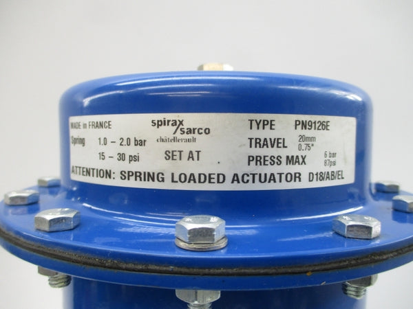 SPIRAX SARCO LEA33PTSUS3 PN9126E EP500 15-30PSI 1-1/2" NSNP