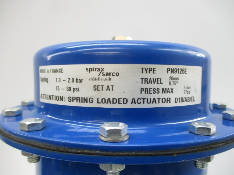 SPIRAX SARCO LEA33PTSUS3 PN9126E EP500 15-30PSI 1-1/2" NSNP