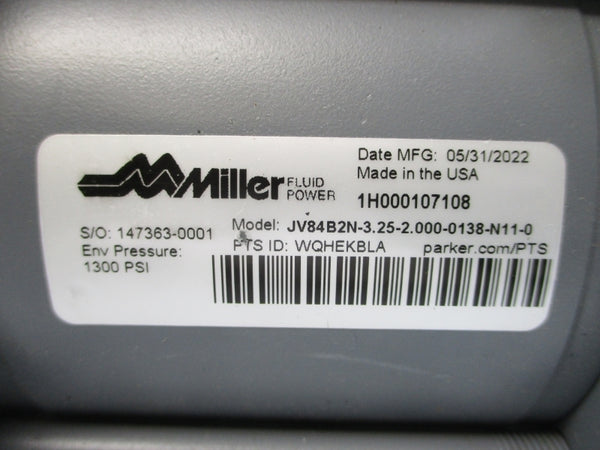 MILLER JV84B2N-3.25-2.000-0138-N11-0 1300PSI NSNP