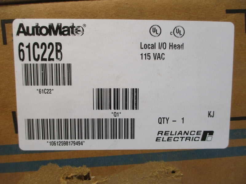 RELIANCE ELECTRIC 61C22B 803456-34RE 120VAC 0.5A NSMP